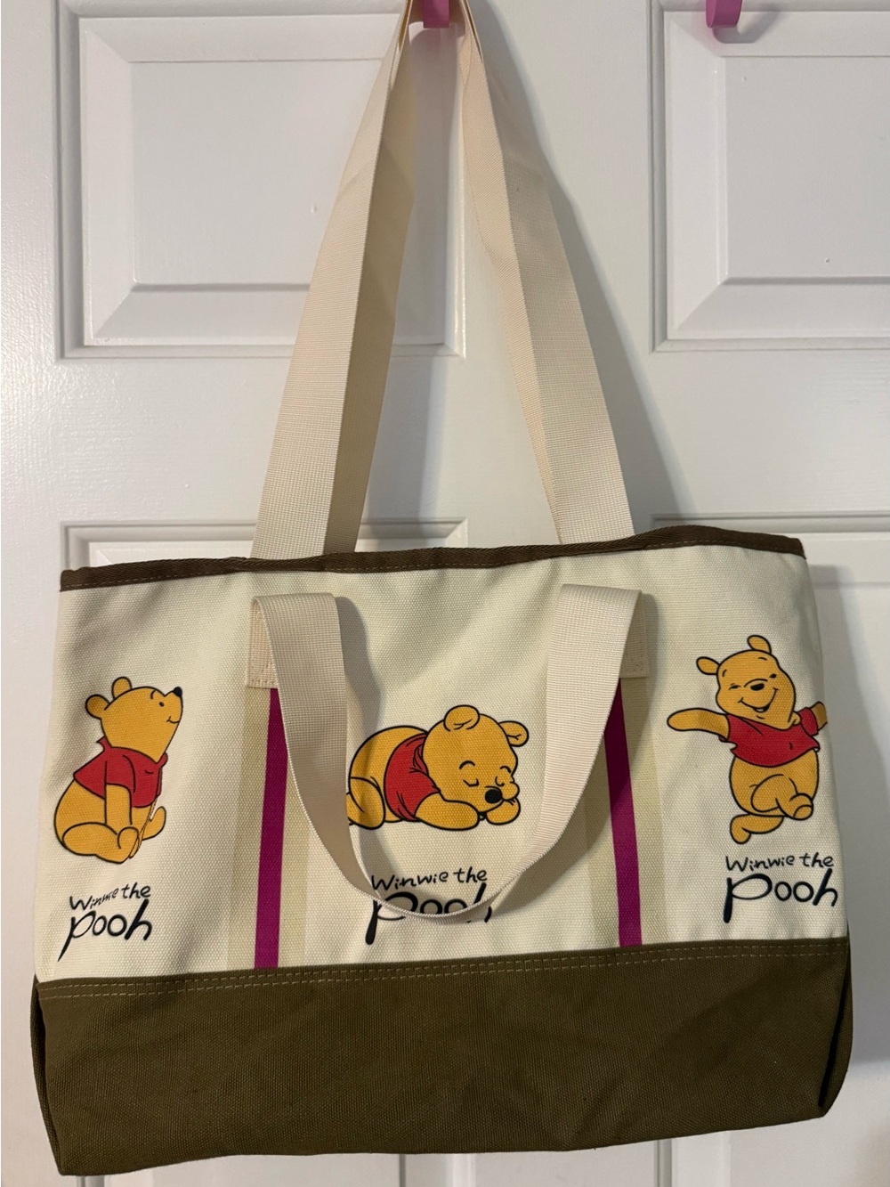 🆕 Nwot Winnie the Pooh Canvas Tote Bag